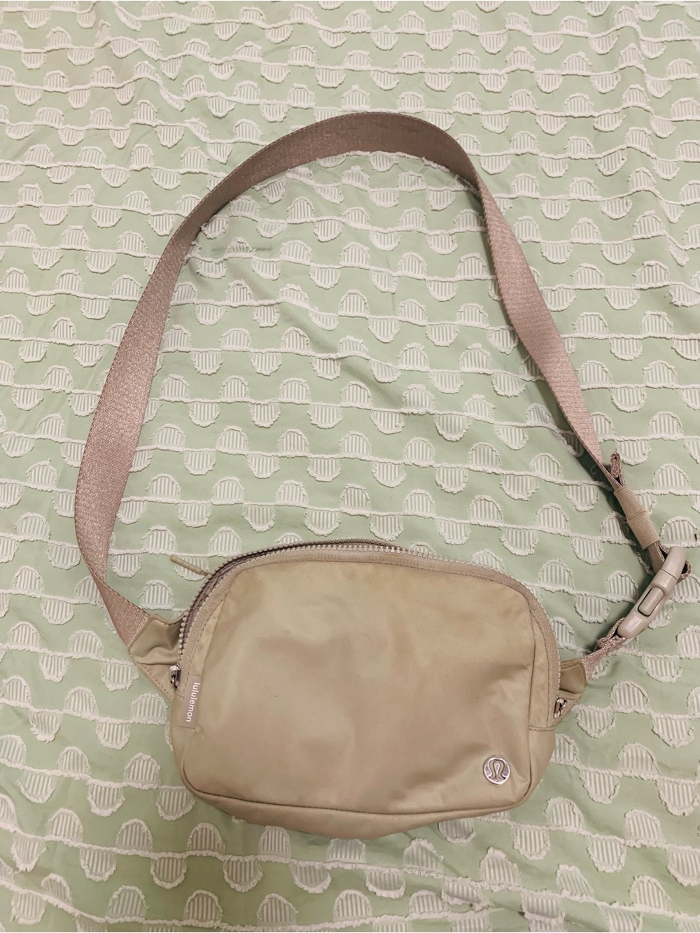 lululemon athletica Tan Crossbody Pouch with Adjustable Strap